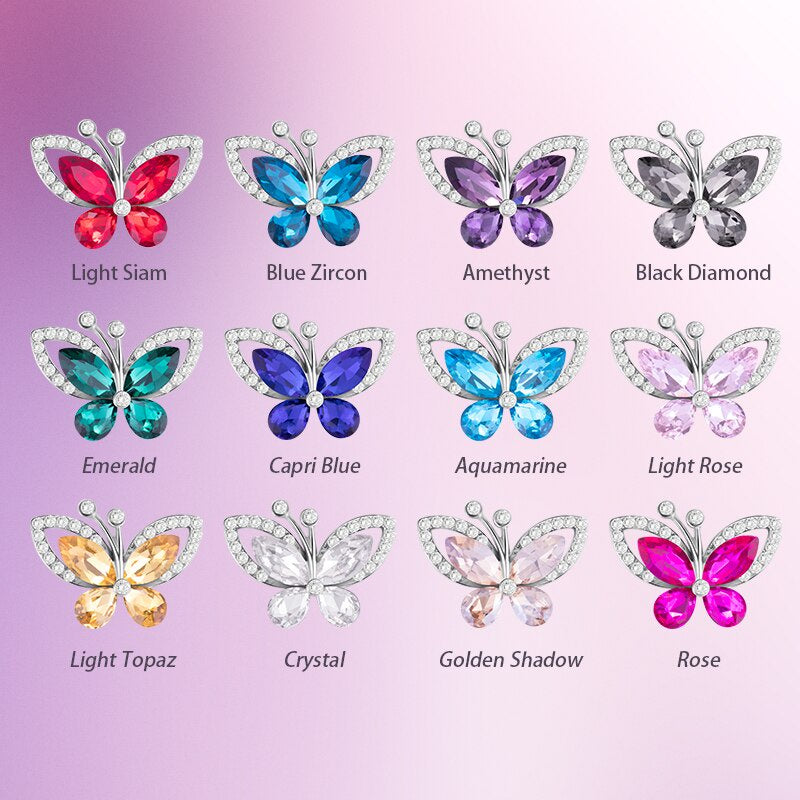 Yichuan Butterfly Crystal Craft Stone Sew on Rhinestone Craft Clothing Jewelry Craft accessories navidad halloween christmas Craft Beads