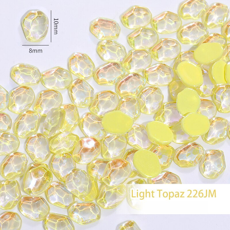 TonyBead 50PCS Decorations Art Nails holographic Accessories Rhinestones Glitters Cute Parts Stones For Gluing Stones Material Gems 3D