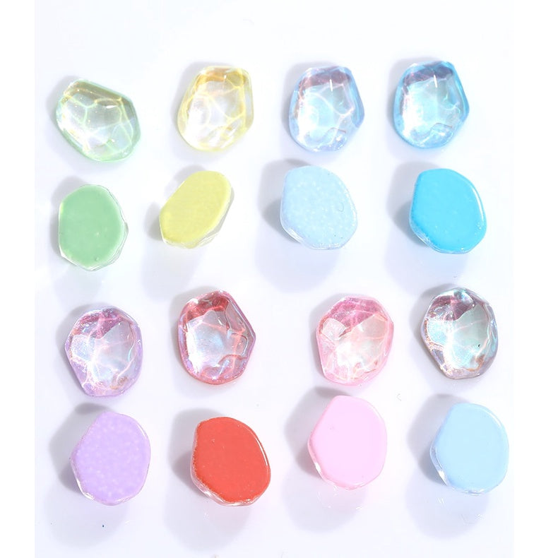 TonyBead 50PCS Decorations Art Nails holographic Accessories Rhinestones Glitters Cute Parts Stones For Gluing Stones Material Gems 3D