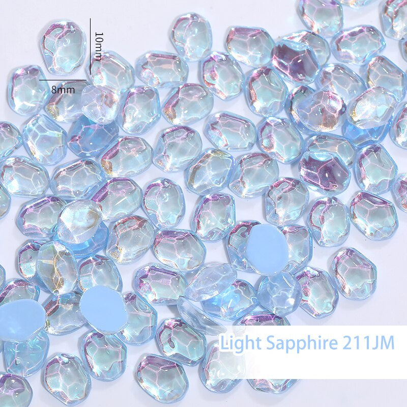 TonyBead 50PCS Decorations Art Nails holographic Accessories Rhinestones Glitters Cute Parts Stones For Gluing Stones Material Gems 3D