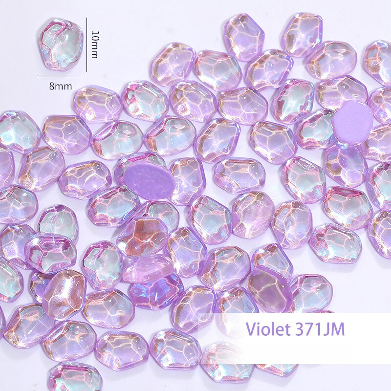 TonyBead 50PCS Decorations Art Nails holographic Accessories Rhinestones Glitters Cute Parts Stones For Gluing Stones Material Gems 3D