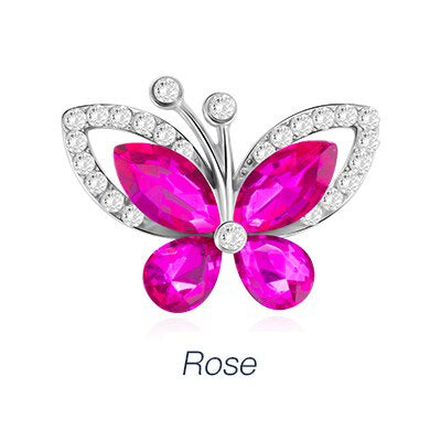 Yichuan Butterfly Crystal Craft Stone Sew on Rhinestone Craft Clothing Jewelry Craft accessories navidad halloween christmas Craft Beads