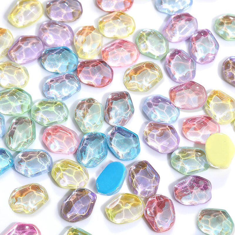 TonyBead 50PCS Decorations Art Nails holographic Accessories Rhinestones Glitters Cute Parts Stones For Gluing Stones Material Gems 3D