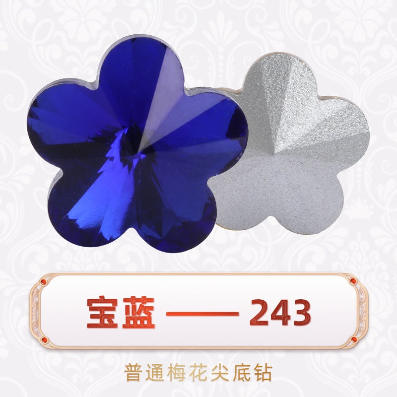 Flower Glass Crystal Rhinestones for Nail Art Decoration Jewelry Making Luxury nail rhinestones