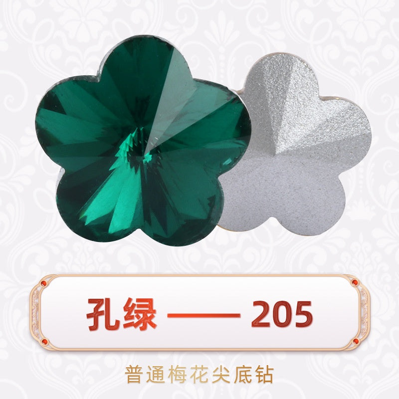 Flower Glass Crystal Rhinestones for Nail Art Decoration Jewelry Making Luxury nail rhinestones
