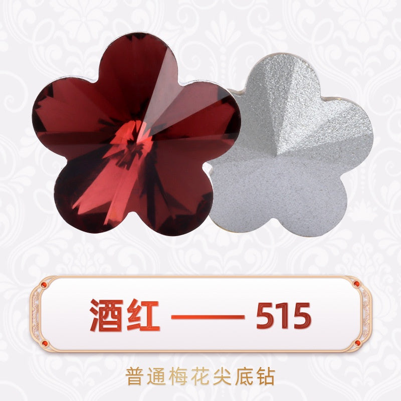 Flower Glass Crystal Rhinestones for Nail Art Decoration Jewelry Making Luxury nail rhinestones