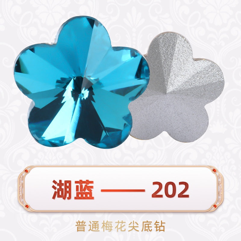Flower Glass Crystal Rhinestones for Nail Art Decoration Jewelry Making Luxury nail rhinestones
