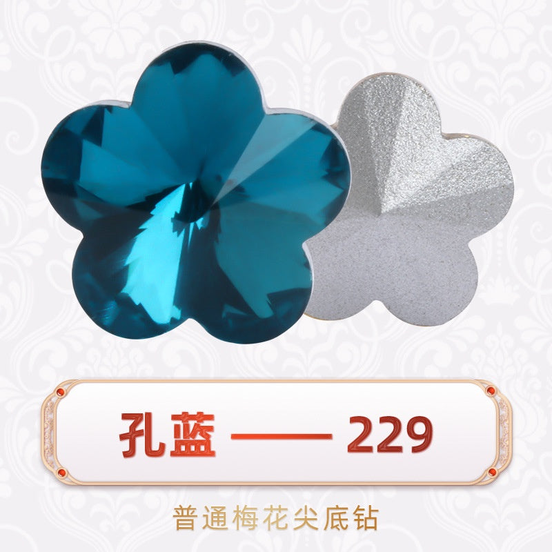 Flower Glass Crystal Rhinestones for Nail Art Decoration Jewelry Making Luxury nail rhinestones