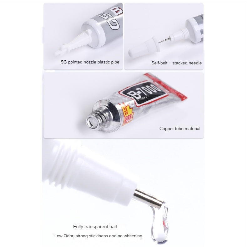 B7000's Glue Toothpaste Glue Stick Rhinestone Phone Case Ornaments Glue Screen Repair Rhinestone Diy Gadgets