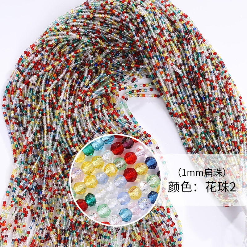 35cm Crystal Glass Beads Long Door Curtain Pendant Hand Ornaments Necklace Bracelet Jewelry DIY Loose Beads
