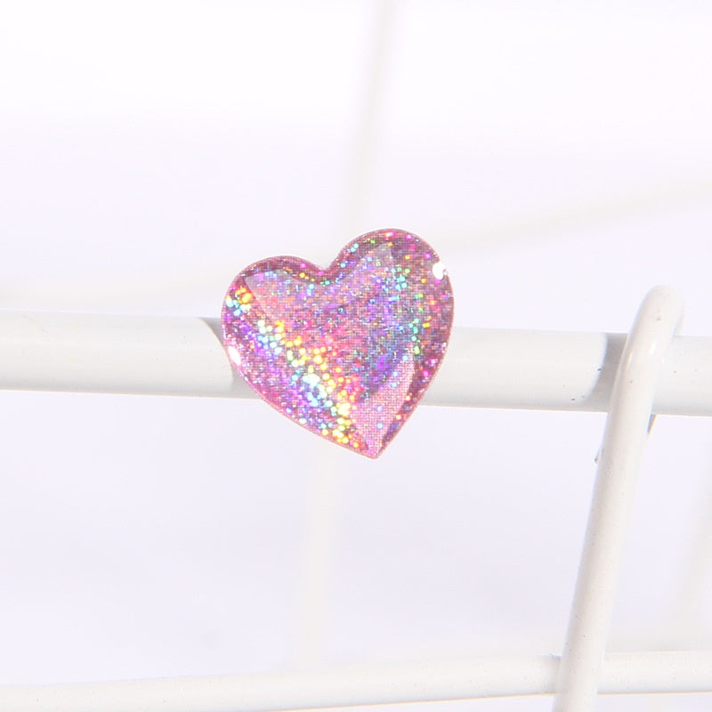 Dazzle Colorful Love Shiny Transparent Crystal Drop Glue Sticker Paste Girl Eyebrow Stick Ear Stick Decoration DIY Hand Ledger