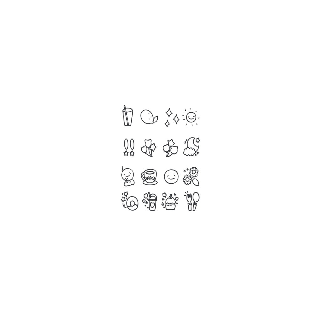 Fashion Small Tattoo Stickers Cute Student Finger Ins Style Semi-permanent Herbal Tattoo Stickers
