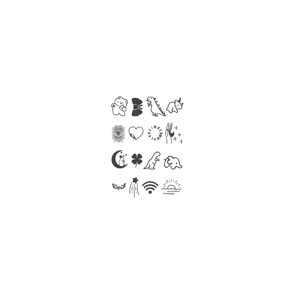 Fashion Small Tattoo Stickers Cute Student Finger Ins Style Semi-permanent Herbal Tattoo Stickers