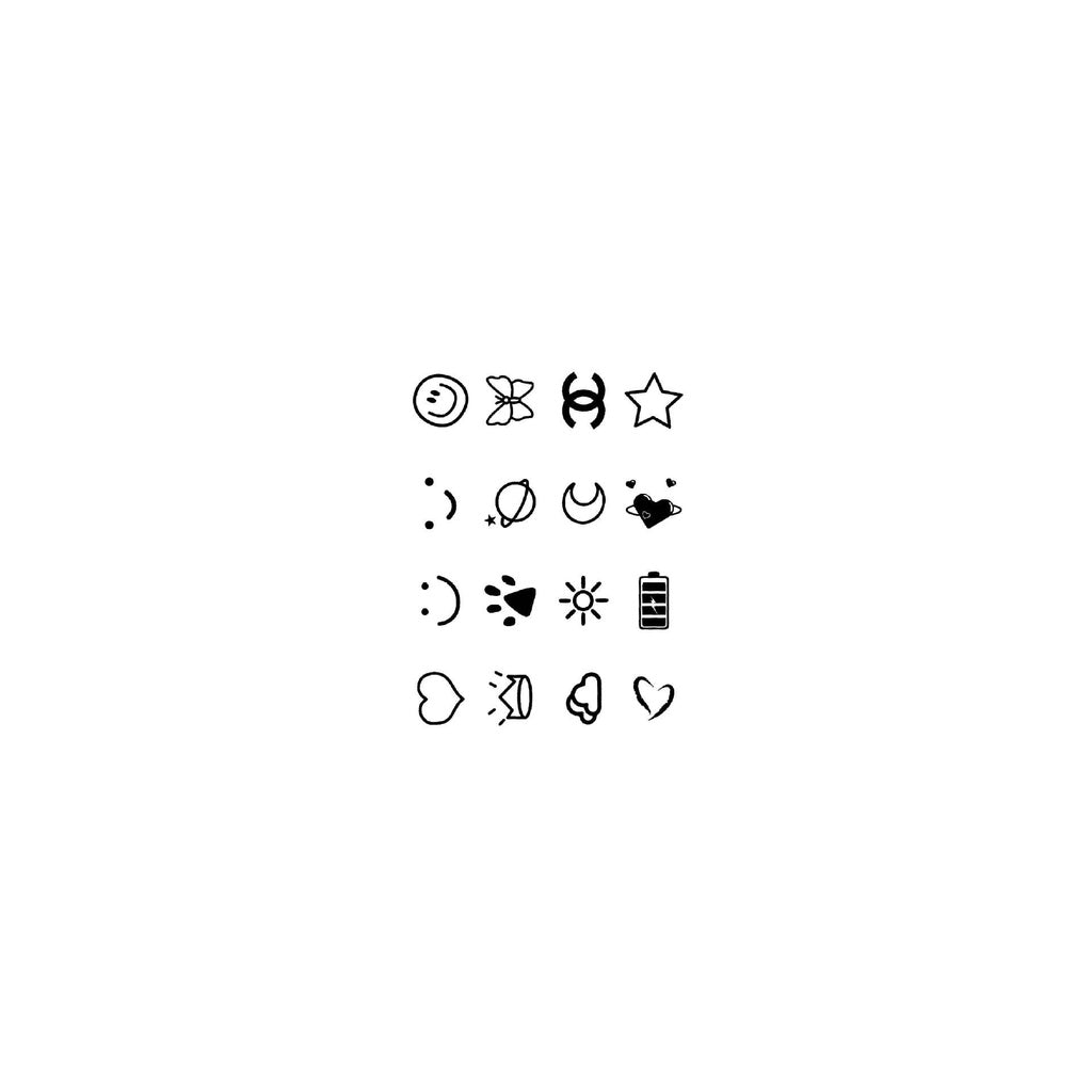Fashion Small Tattoo Stickers Cute Student Finger Ins Style Semi-permanent Herbal Tattoo Stickers