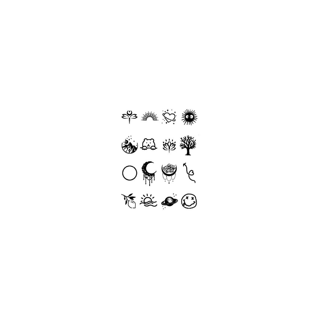 Fashion Small Tattoo Stickers Cute Student Finger Ins Style Semi-permanent Herbal Tattoo Stickers
