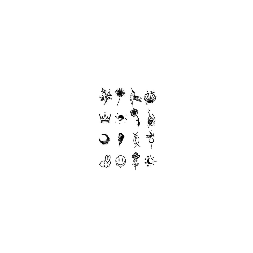 Fashion Small Tattoo Stickers Cute Student Finger Ins Style Semi-permanent Herbal Tattoo Stickers
