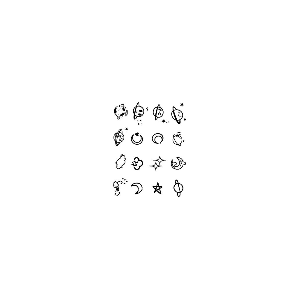 Fashion Small Tattoo Stickers Cute Student Finger Ins Style Semi-permanent Herbal Tattoo Stickers