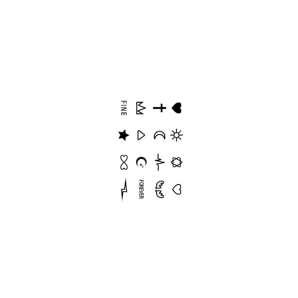 Fashion Small Tattoo Stickers Cute Student Finger Ins Style Semi-permanent Herbal Tattoo Stickers