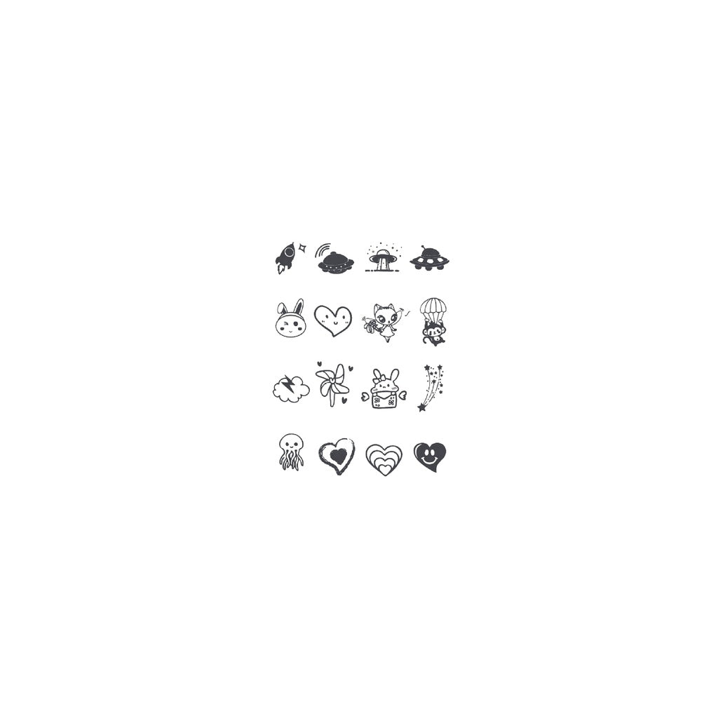 Fashion Small Tattoo Stickers Cute Student Finger Ins Style Semi-permanent Herbal Tattoo Stickers