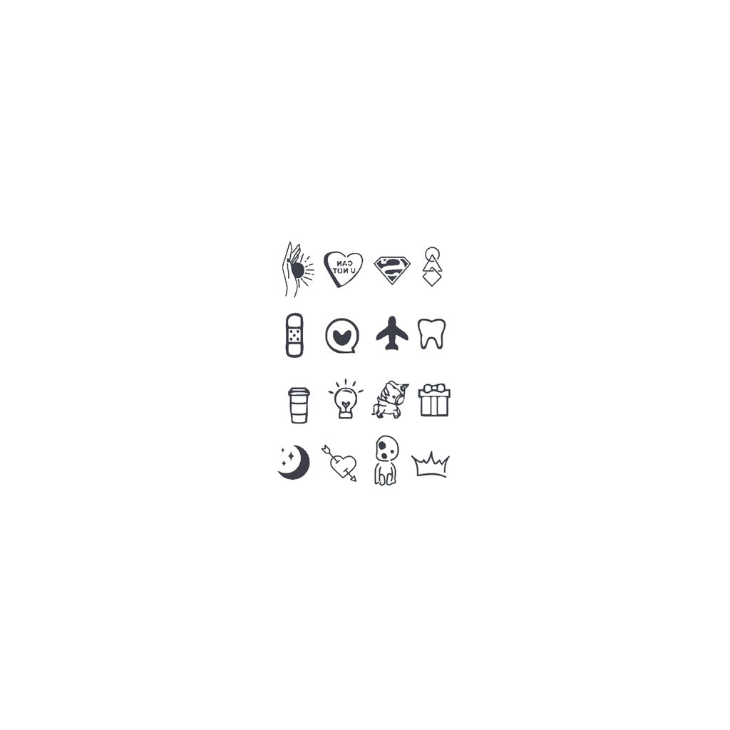 Fashion Small Tattoo Stickers Cute Student Finger Ins Style Semi-permanent Herbal Tattoo Stickers