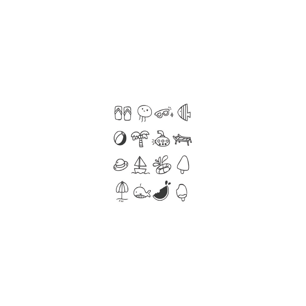 Fashion Small Tattoo Stickers Cute Student Finger Ins Style Semi-permanent Herbal Tattoo Stickers