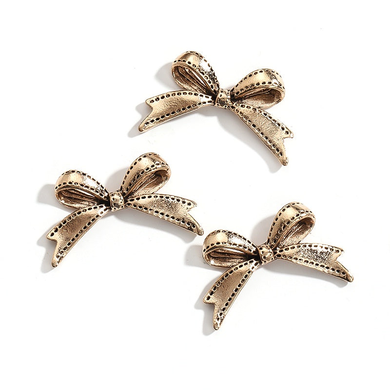 Vintage Diy Butterfly Combined with Gold Accessories Diy Phone Case Cream Glue Material Hairpin Accessories