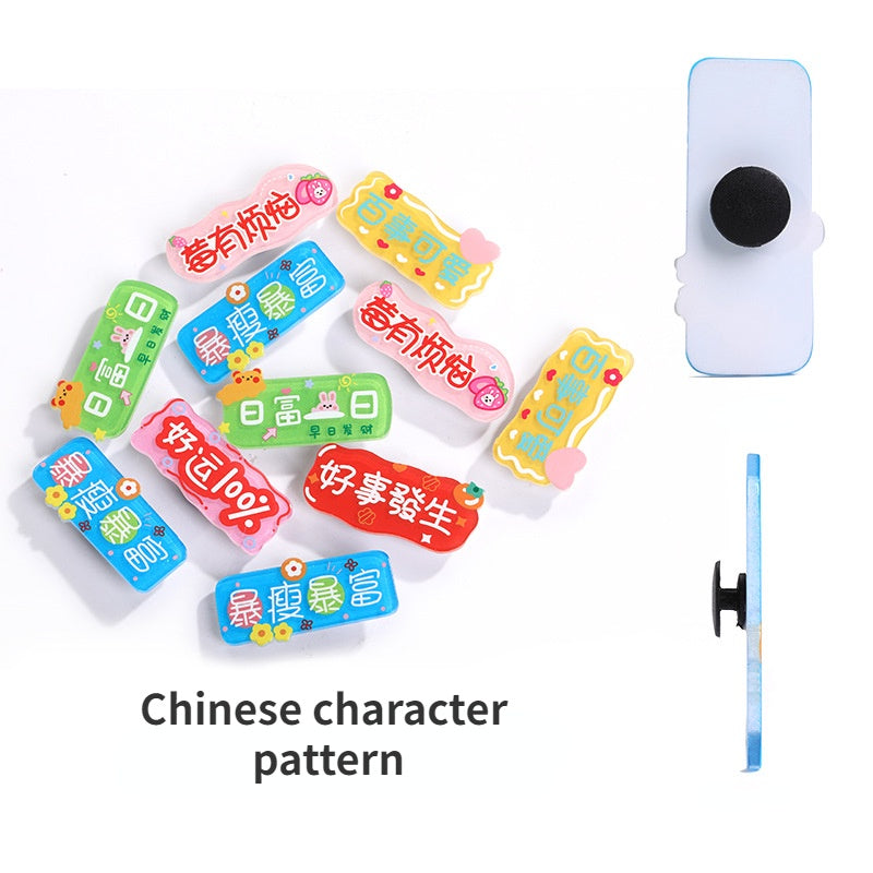 Selling Crocs Diy Accessories Cartoon Cute Girl Head Acrylic Mixed Shoes Flower Shoe Buckle Accessories