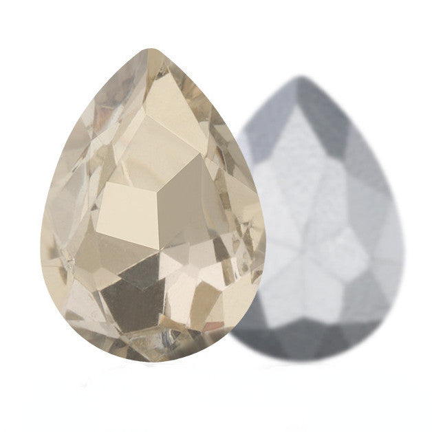 20*30mm 10pcs Water Drop Crystal Point Back Rhinestone for DIY Decoration