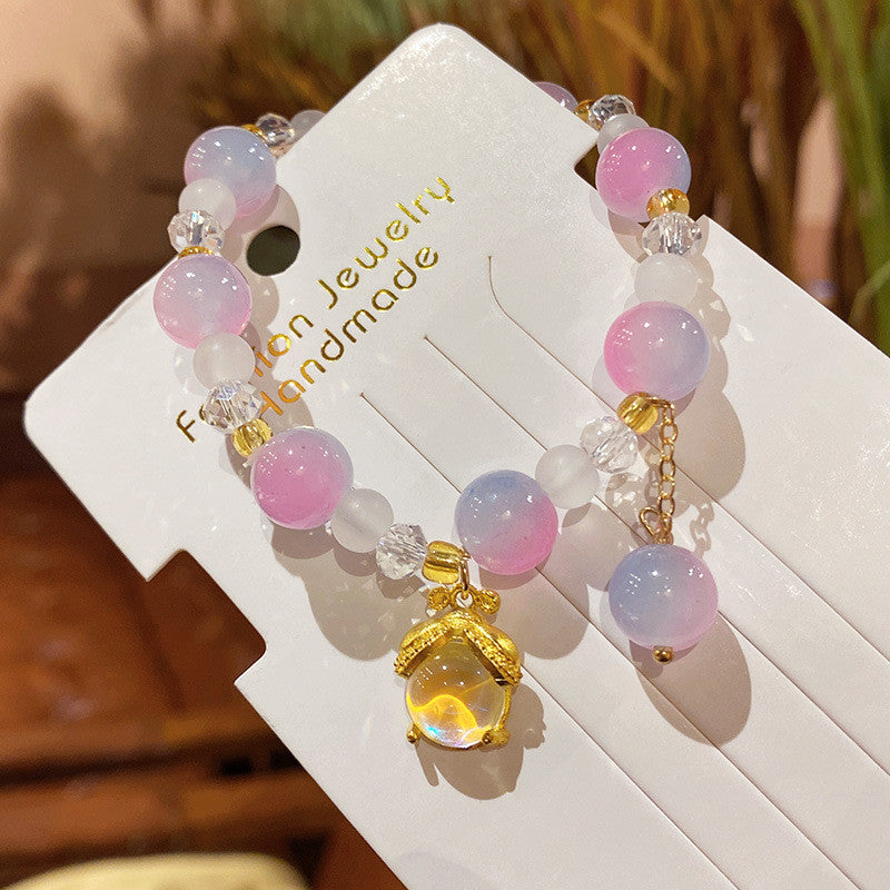 Lucky Wealth Bracelet Made of Glass Material for A Friend As A Bracelet Accessory Gift