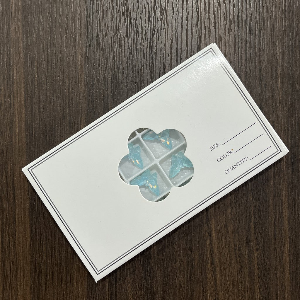 Butterfly Knight Series Dopamine Crystal K9 Nail Diamond Decorative Rhinestone Glass Material DIY Handmade Accessories