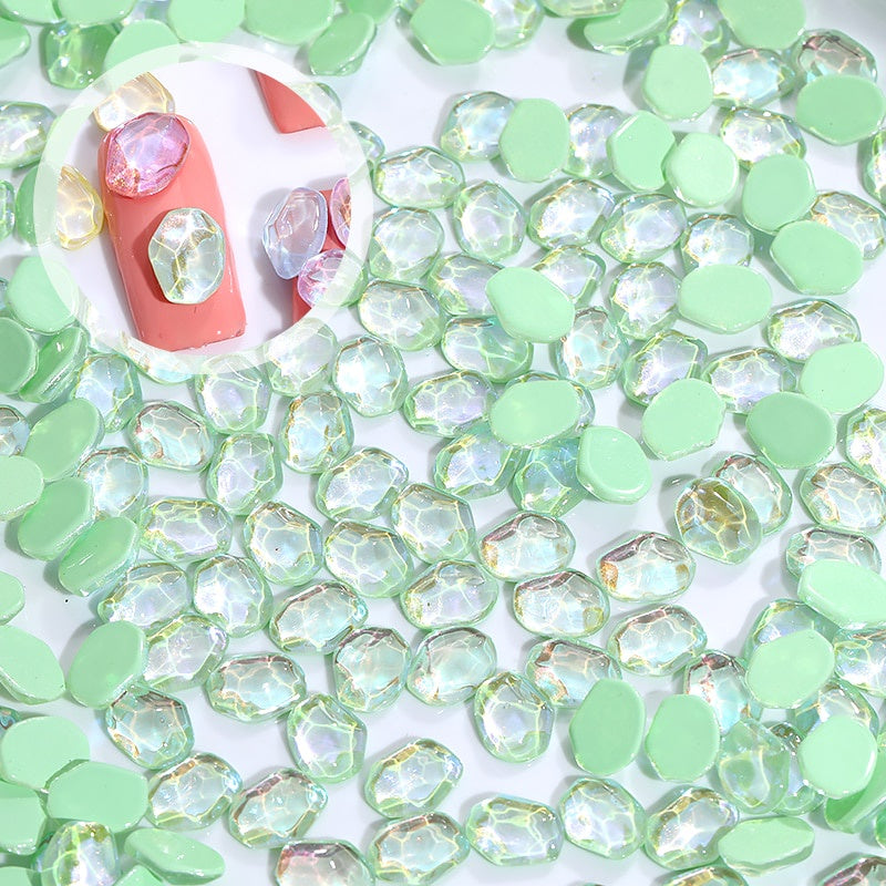 TonyBead 50PCS Decorations Art Nails holographic Accessories Rhinestones Glitters Cute Parts Stones For Gluing Stones Material Gems 3D