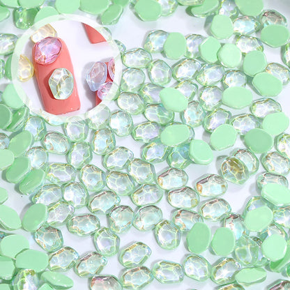 TonyBead 50PCS Decorations Art Nails holographic Accessories Rhinestones Glitters Cute Parts Stones For Gluing Stones Material Gems 3D