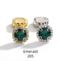 10pcs Gemstone Flower Rhinestone Round Crystal Pointback Strass Jewerlry Stone With Claw DIY Sewing Buttons In Clothes