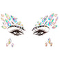 EDM Electronic Music Festival Face Pasters Eyebrow Stick-on Crystals Resin Drill Carnival Diamond Sticker Masquerade Face Decoration