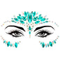 EDM Electronic Music Festival Face Pasters Eyebrow Stick-on Crystals Resin Drill Carnival Diamond Sticker Masquerade Face Decoration