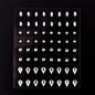 Children's Stage Performance Face Stickers Stickers Crystal Eyes Rhinestone Stickers Swarovski