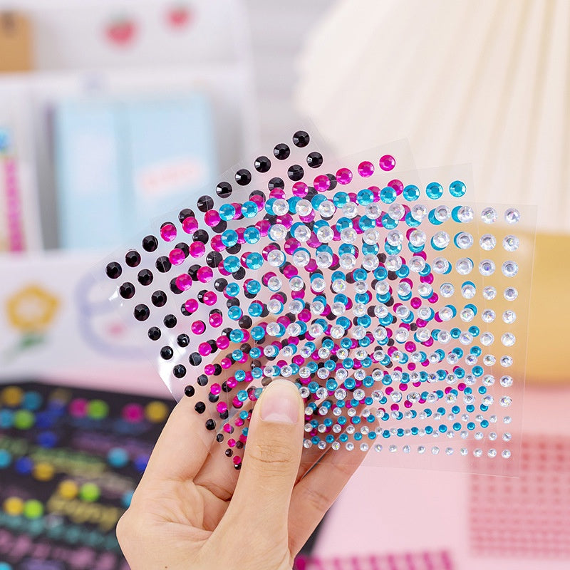 Acrylic Diamond Stickers DIY Masquerade Album Mobile Phone Gem Diamond Sticker Cross-Border Crystal Sticker