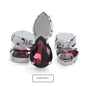 Drop Shape Glass Rhinestones With Claw White K Metal Base Buckle Sew On Crystal Stone Strass Diamond Rhinestones For Needlework