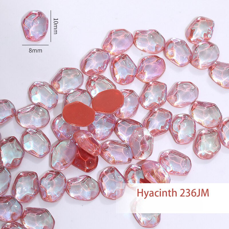 TonyBead 50PCS Decorations Art Nails holographic Accessories Rhinestones Glitters Cute Parts Stones For Gluing Stones Material Gems 3D