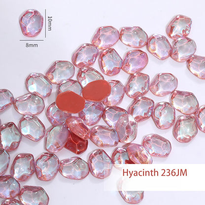 TonyBead 50PCS Decorations Art Nails holographic Accessories Rhinestones Glitters Cute Parts Stones For Gluing Stones Material Gems 3D
