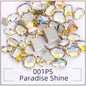 TonyBead 20Pcs Mixed Shape Flatback Stone Gem Glass Nail Art Rhinestone For Jewelry Making Loose Strass Crystal Nail Accessories Nail Drill kuku