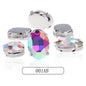 6*8/8*10mm Oval Shape Glass Rhinestones With Silver Sew On Crystal Stone Strass Diamond For Clothes Dress