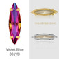 4*15mm Horse-eye Shaped Rhinestone DIY Jewelry Accessories Pointy-bottom Shaped Rhinestone Nail Sticker Rhinestone Material