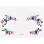 Tattoo Sticker Face Rhinestone Diamond Forehead Stickers Creative Stage Beauty Stickers Face Pasters