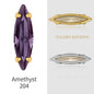 4*15mm Horse-eye Shaped Rhinestone DIY Jewelry Accessories Pointy-bottom Shaped Rhinestone Nail Sticker Rhinestone Material