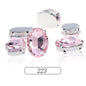 6*8/8*10mm Oval Shape Glass Rhinestones With Silver Sew On Crystal Stone Strass Diamond For Clothes Dress