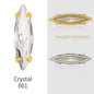 4*15mm Horse-eye Shaped Rhinestone DIY Jewelry Accessories Pointy-bottom Shaped Rhinestone Nail Sticker Rhinestone Material