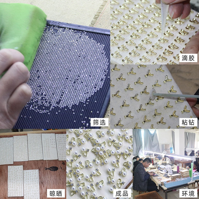 Popular Crystal Butterfly Knot Silver Coating Zircon Alloy Jewelry DIY 3D Nail Art Accessories