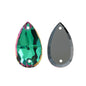7 * 12Mm water drop flat buckle handmade perforated hand sewn drill clothing accessories high-grade rhinestone water drop hand sewn stone