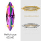 4*15mm Horse-eye Shaped Rhinestone DIY Jewelry Accessories Pointy-bottom Shaped Rhinestone Nail Sticker Rhinestone Material